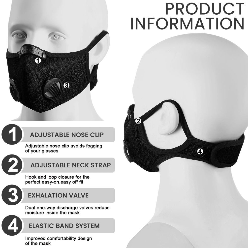 Breathable Ergonomic Dust Mask - Anti Pollution Mask 评论和价格