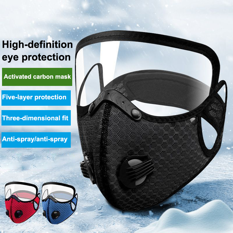 New Cycling Face Mask With Fil - Anti Pollution Mask 评论和价格