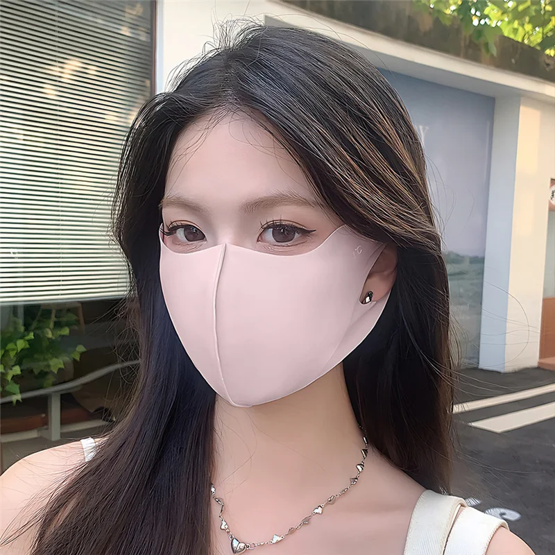 1PC Summer Sunscreen Face Mask - Cloth Face Mask Washable 评论和价格