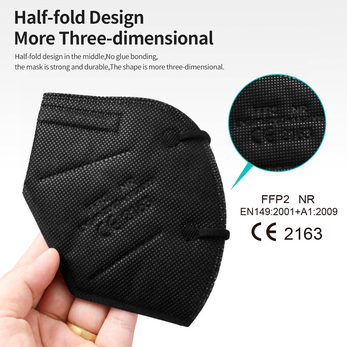 FFP2 Respirator Masks CE Appro - Kn95 Respirator Mask 评论和价格