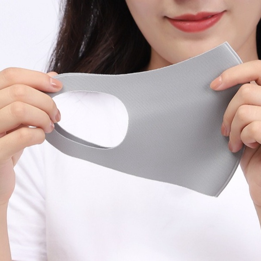 New Breathable Ice Silk Mask A - Cloth Face Mask Washable 评论和价格